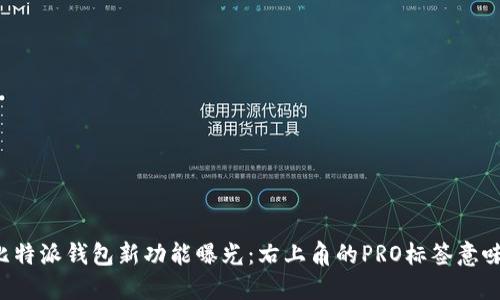 ### 比特派钱包新功能曝光：右上角的PRO标签意味着什么？