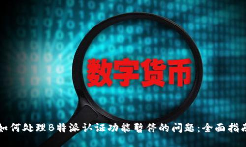 如何处理B特派认证功能暂停的问题：全面指南