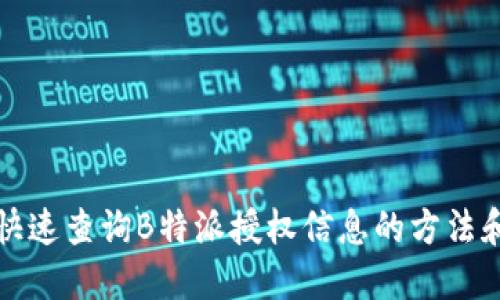 如何快速查询B特派授权信息的方法和技巧