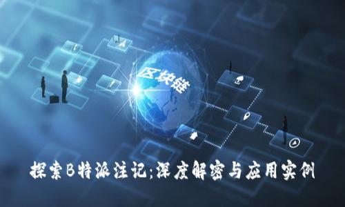 探索B特派注记：深度解密与应用实例